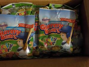 24 - 5 oz Pastime Fruity Sour Gummy...