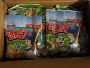 24 - 5 oz Pastime Fruity Sour Gummy...