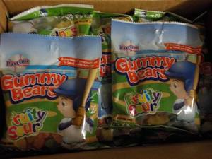 24 - 5 oz Pastime Fruity Sour Gummy...