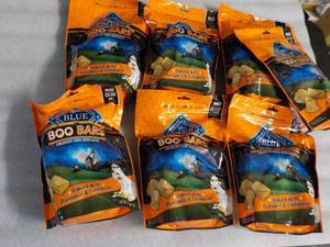 7 - 11 oz Bags Blue Boo Bars Dog Bi...