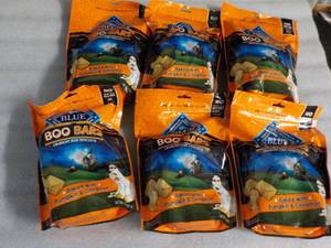 6 - 11 oz Bags Blue Boo Bars Dog Bi...