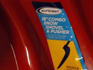 3 Suncast 18 Plastic Shovels...