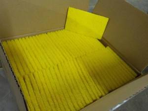 60 Yellow 3 x 5 Scrubbing Pads...