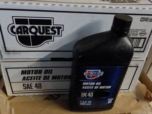 12 Qt Bottles Carquest Motor Oil SA...