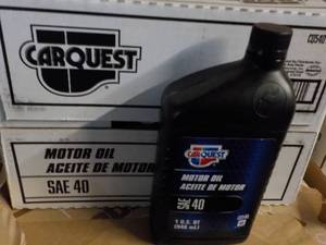 12 Qt Bottles Carquest Motor Oil SA...