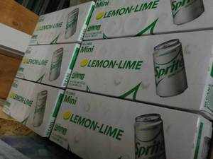 6 - 10 Packs Sprite Lemon Lime Mini...