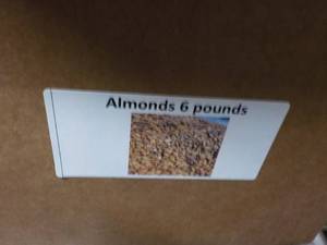 6 lb. Box Almonds...
