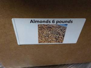6 lb. Box Almonds...