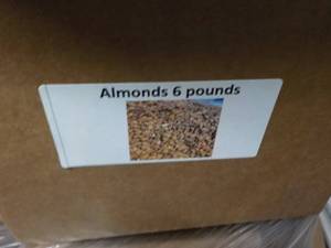 6 lb. Box Almonds...
