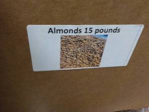 15 lb. Box Almonds...