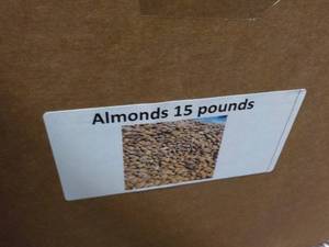 15 lb. Box Almonds...