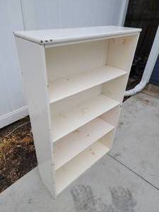 lot 52 image: Rustic Half-Bookcase