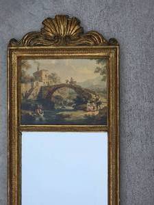 lot 33 image: Florentine Wall Mirror