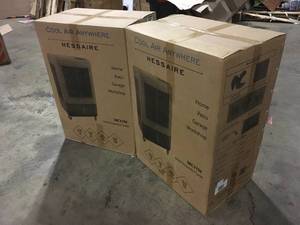 Lot of 2 Hessaire 3,100 CFM 3-Speed Portable Evaporative Cooler (Swamp Cooler) for 950 sq. ft. customer returns review pictures