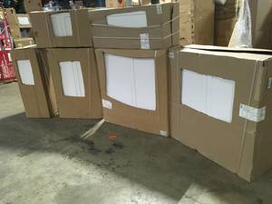 Lot of assorted Cabinets various models and conditions review pictures customer returns