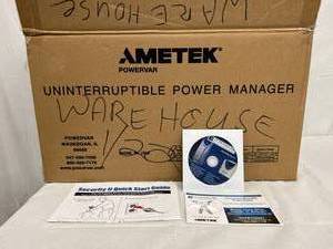 lot 18 image: New In Open Box Ametek Powervar ABCE602-11 Security II UPS