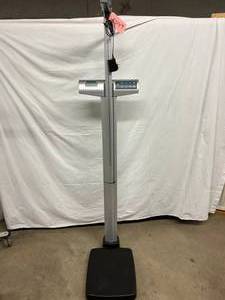 lot 37 image: MSRP $400 Health-O-Meter Primary Care Professional Eye Level Digital Weighing Scale - Excellent Condition