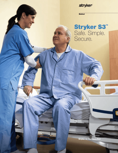 lot 29 image: WOW MSRP $34,000 Stryker 3002S3EX (S3) DIGITAL HOSPITAL PATIENT BED WSCALE, BED EXIT ALARM, IBED AWARENESS, EXTENDAFOOT FOR TALL PATIENTS & FREE USED HIGH QUALITY MATTRESS THAT PREVENTS BEDSORES SEE PDF & BROCHURE FOR MORE INFO NO RESERVE