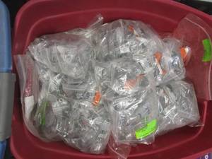 Bin of Cabinet Hardware - A Couple Different Kinds in this Bin (SEE PHOTOS)