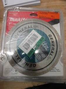 7 Pack 7 in Makita Diamond Saw Blades
