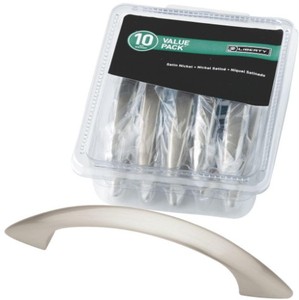 (5 packs) of Liberty Satin Nickel 3 Cabinet Pull.  P13101L-SN-U1 (10 Pack) - NEW SOLD AS IS.
