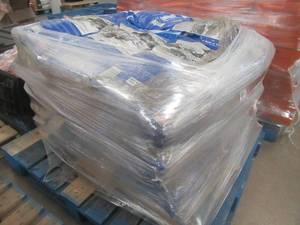 Pallet of Approximately (25) 40 lb. Bags of MFI Ice Melt and Traction Aid, Some bags may have holesrips - SOLD AS IS.