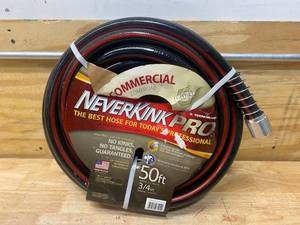 lot 39 image: TEKNOR APEX NEVERKINK Pro 34 in. Dia. x 50 ft. L Contractor Hose