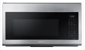 lot 86 image: SAMSUNG 30 in. 1.7 cu. ft. Over the Range Convection Microwave in Fingerprint Resistant Stainless Steel