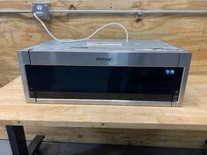 lot 87 image: WHIRLPOOL 1.1 Cu. Ft. Low Profile Over-the-Range Microwave Hood Combination - Stainless steel