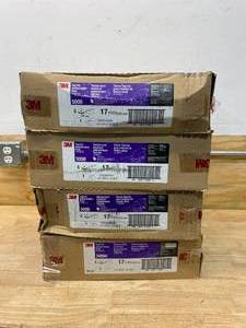 lot 122 image: 3M 4 Cases of- TopLine Autoscrubber Pads (5 per case)