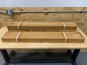 lot 124 image: REESE Lot of 3- Towpower 30035 20K Fifth Wheel Rail Kits , Black , 46.5 Inch