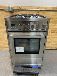 lot 127 image: GALANZ 24 in. 2.7 cu. ft. Gas Range in Stainless Steel with Oven