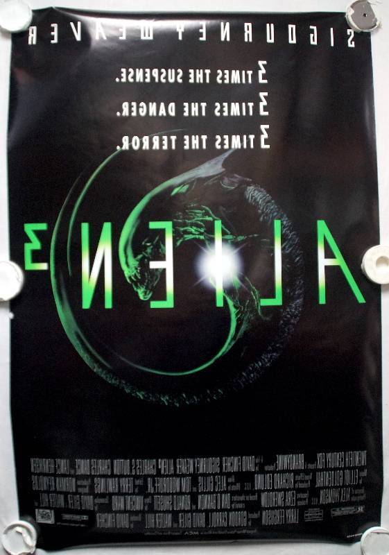 lot 1 image: Alien 3 (1992) Original Theater Lightbox Promo Poster