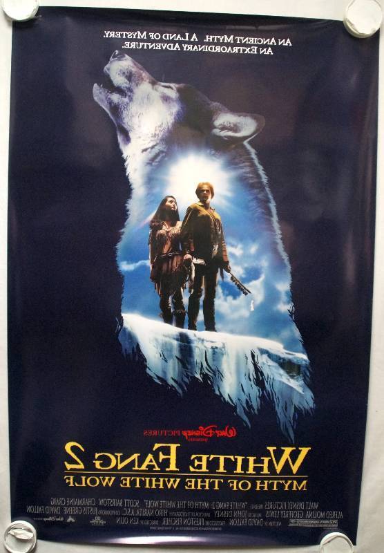 lot 3 image: White Fang 2 Myth of the White Wolf (1994) Original Theater Lightbox Promo Poster