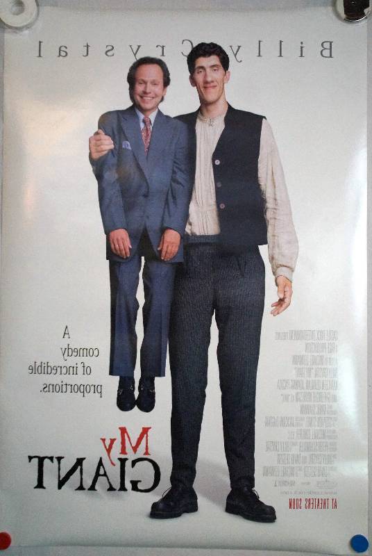 lot 10 image: My Giant (1997) Original Pre-Release Theater Lightbox Promo Poster