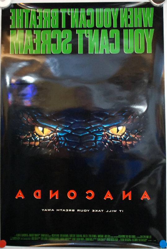 lot 14 image: Anaconda (1997) Original Theater Lightbox Promo Poster
