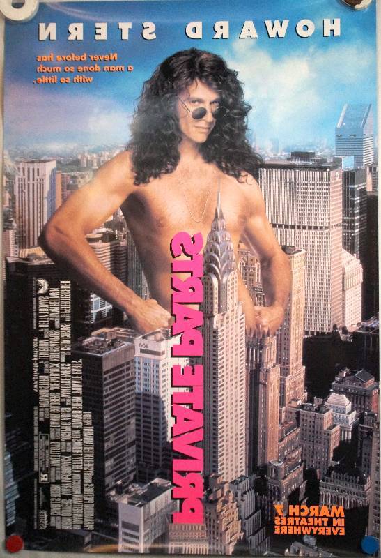 lot 16 image: Private Parts (1997) Original Pre-Release Theater Lightbox Promo Poster