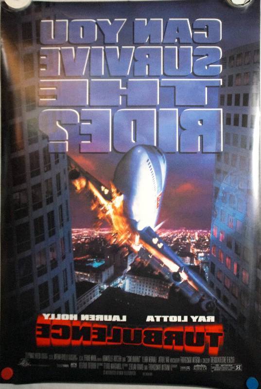 lot 24 image: Turbulence (1996) Original Theater Lightbox Promo Poster