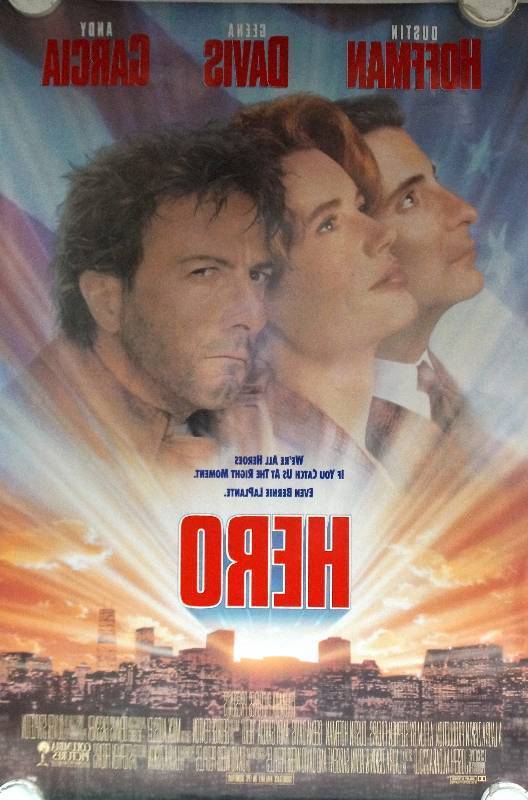 lot 45 image: Hero (1992) Original Theater Lightbox Promo Poster