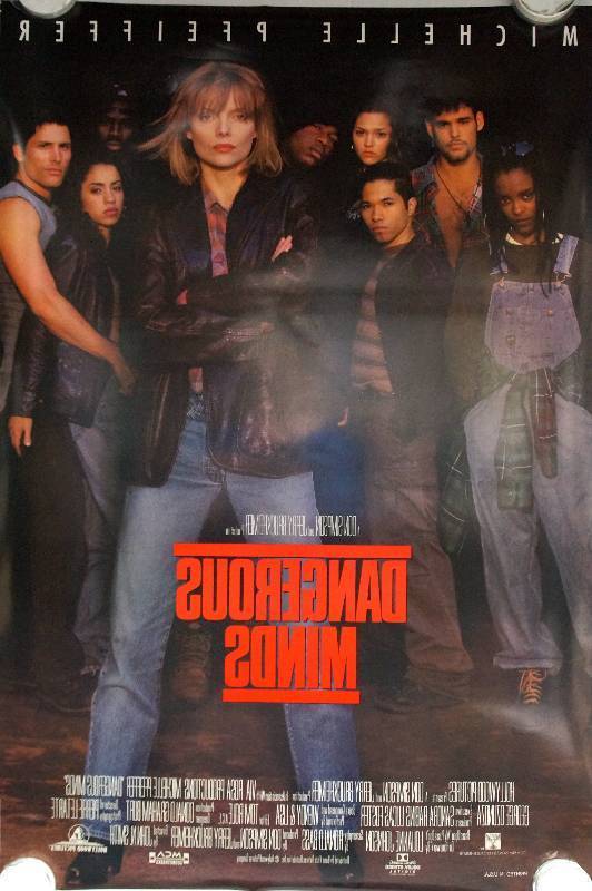 lot 46 image: Dangerous Minds (1995) Original Theater Lightbox Promo Poster