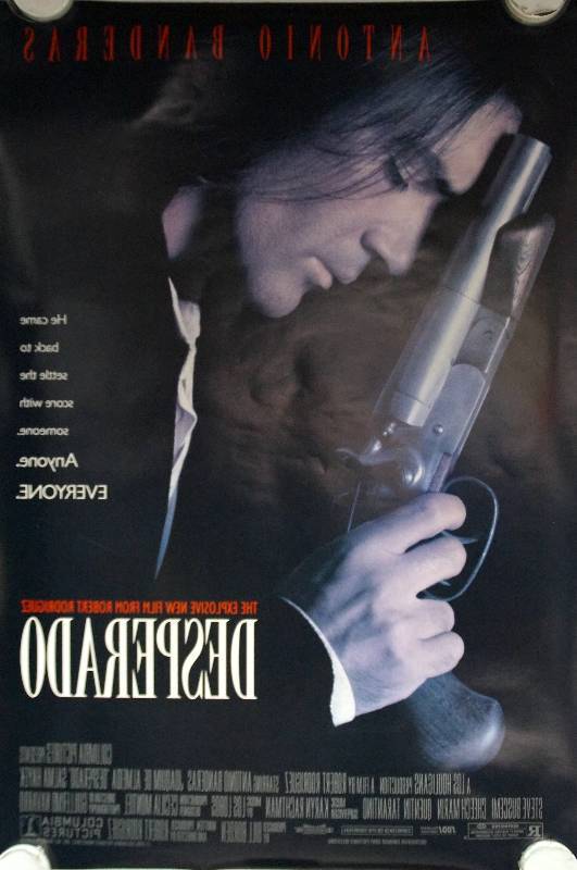 lot 49 image: Desperado (1995) Original Theater Lightbox Promo Poster