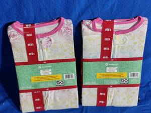 lot 56 image: 2 Full Sets of Boys Pajamas 2-Pack Size 18T (4 New Front Zipper Pajamas)