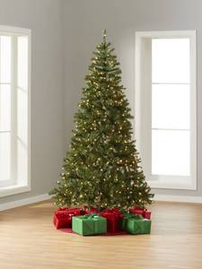 lot 2 image: National Tree Company 7.5 Prelit Aspen Spruce Christmas Tree - Clear Lights