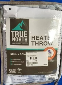 lot 79 image: True North by Sleep Philosophy Heated Throw (Brand New)