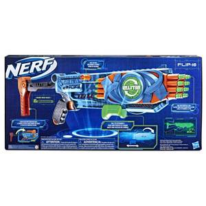 lot 64 image: Nerf Elite 2.0 Flipshots Flip-16 Blaster Original MSRP $59.99