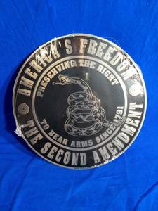 lot 135 image: 2nd Amendment Metal Sign