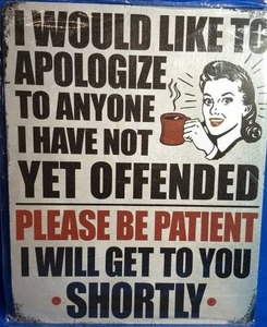 lot 131 image: New Metal Sign