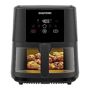 lot 164 image: ChefmanTurboFryTouch 8-Qt. Programmable Air Fryer with Easy-View Window and Shake Reminder (Brand New)
