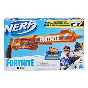 lot 185 image: Nerf Fortnite 6-SH Blaster (Brand New)
