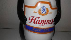 1972 Hamms Beer Bear Decanter Bottle.